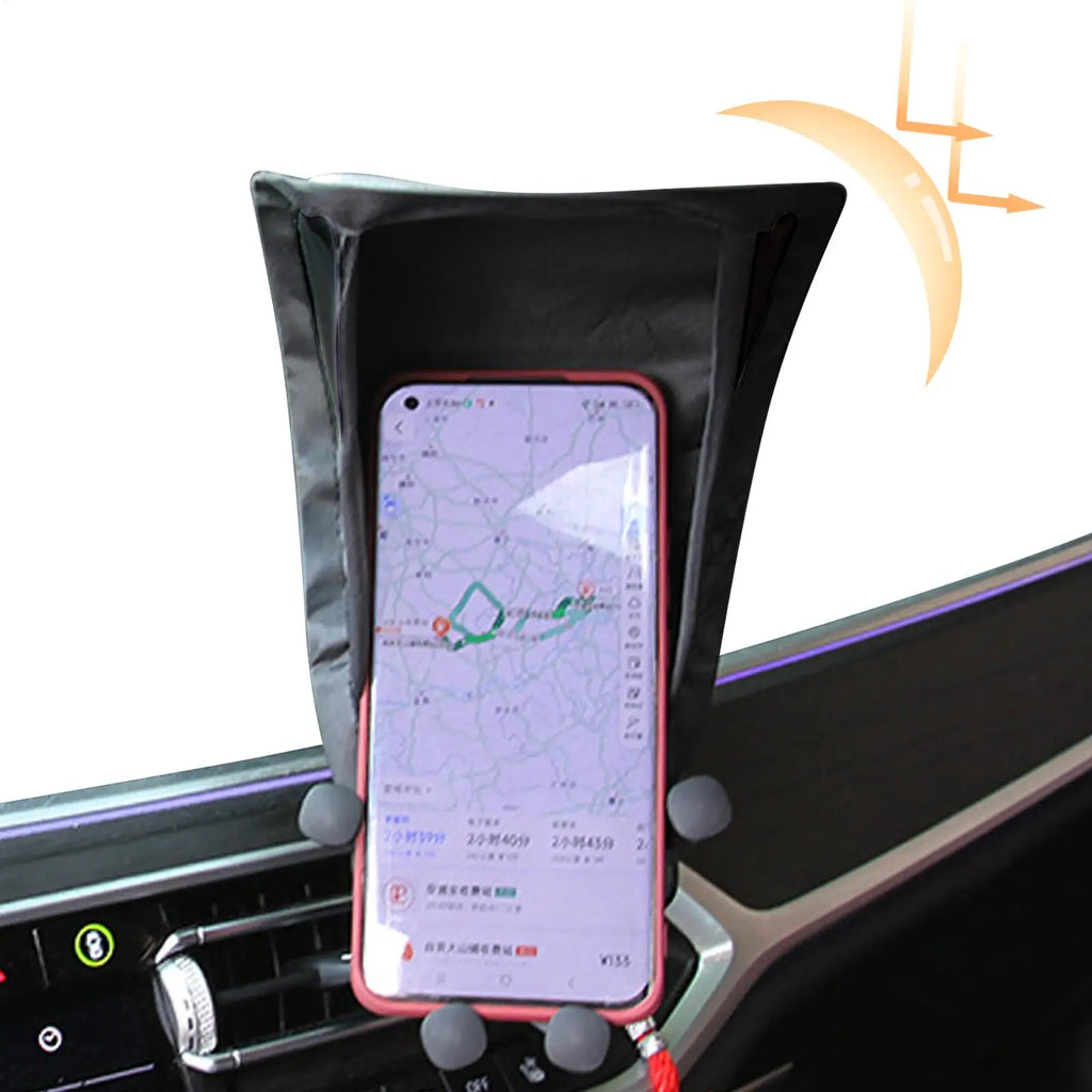 Car & Motorcycle Phone Sun Shield – Glare Blocking Cover Phone Sun Shield Axl