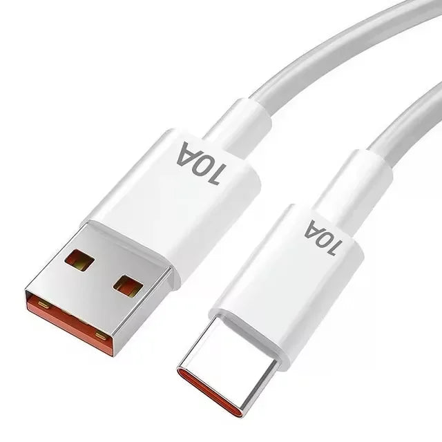 120W USB-A to USB-C Fast Charging Cable 0.3M–2M | White USB-C Charging Cable Axl WHITE 1.5m
