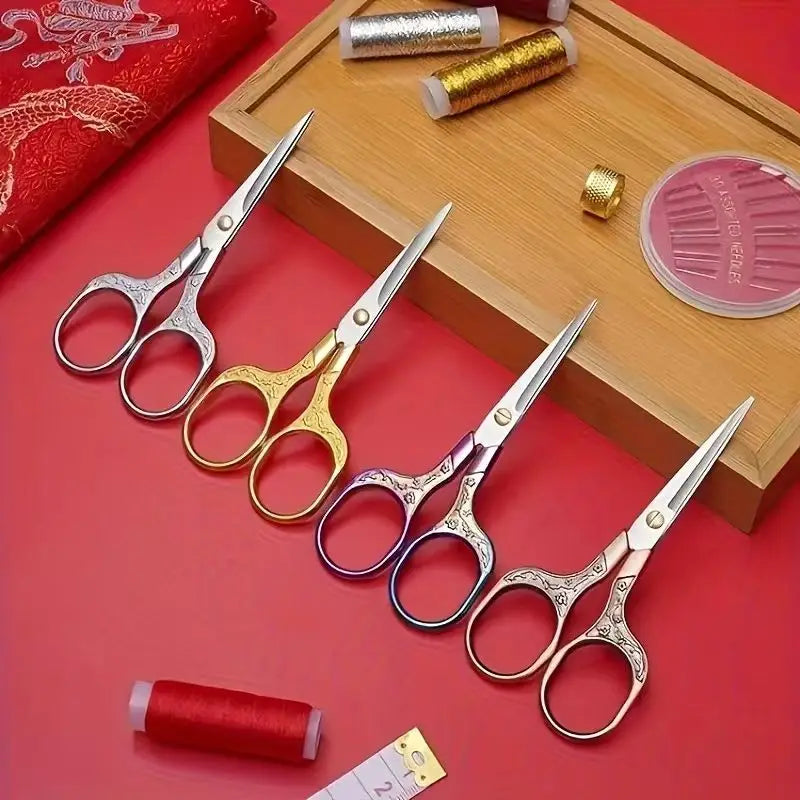 Retro Embroidery Scissors – Stainless Steel Tailor Shears Embroidery Scissors Axl