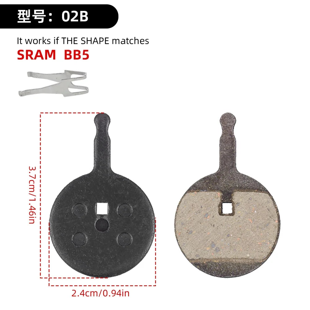 VXM Hydraulic Disc Brake Pads – MTB & Electric Scooter Disc Brake Pads Axl 02B