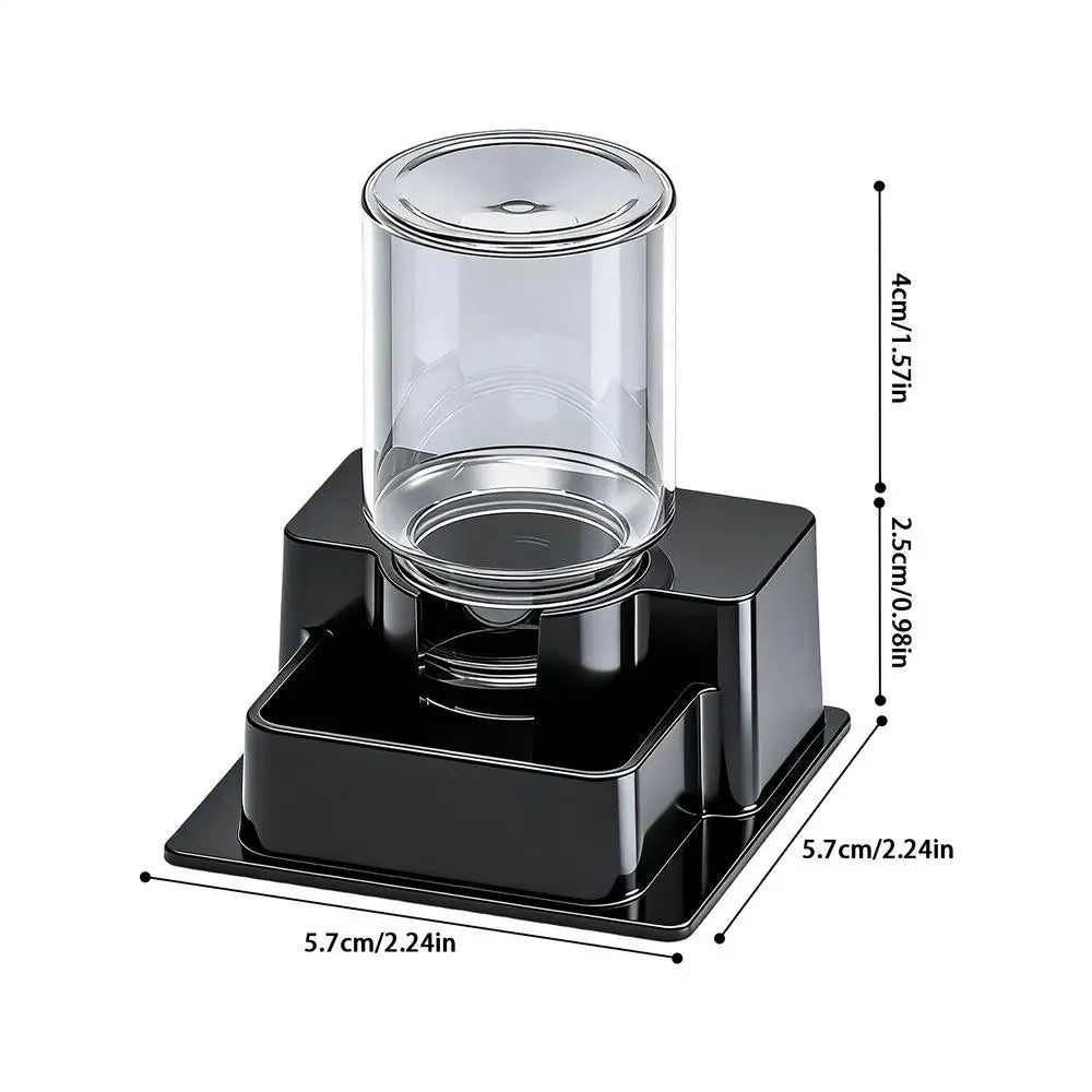 Reptile Water Dispenser & Feeder for Turtle, Gecko & Lizard Reptile Water Dispenser Axl Black