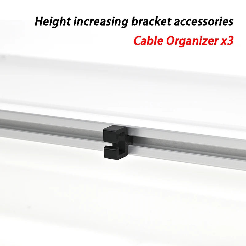 Modular Monitor Stand Height Riser & Desktop Bracket Expansion Monitor Stand Riser Axl Cable Organizer x3