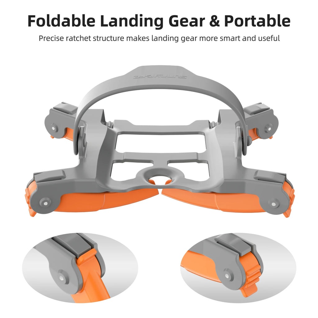 Landing Gear for DJI Mini 5 Pro – +30mm Height Boost Drone Landing Gear Axl