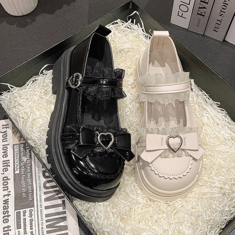 YBQJOO JK Mary Jane Platform Pumps – Lolita Loafer Shoes Platform Mary Janes Axl