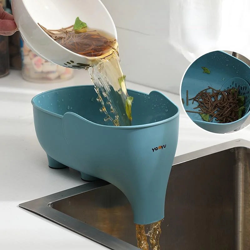Elephant Drain Basket – Kitchen Fruit & Vegetable Colander Kitchen Colander Axl