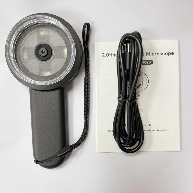 HD Digital Microscope – 500X Electronic Magnifying Glass LED Digital Microscope Axl 500X