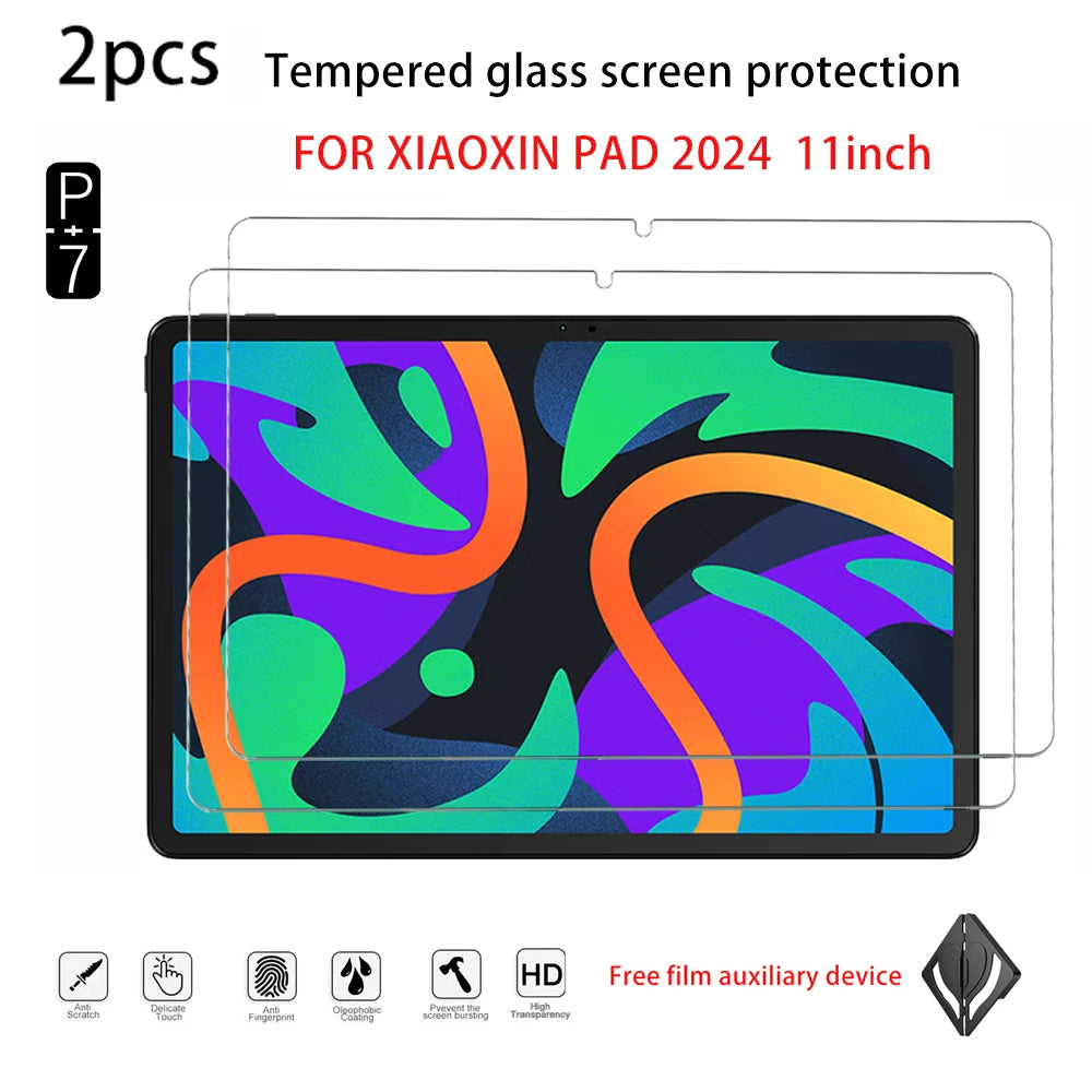 2-Pack Tempered Glass Screen Protector – Lenovo 11" Tablet Tablet Screen Protector Axl xiaoxinpad2024 11