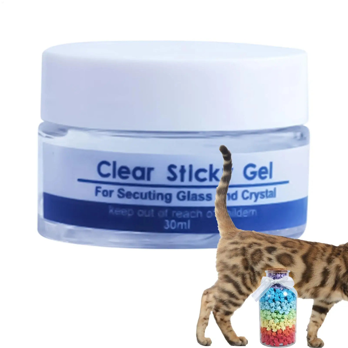 Clear Museum Gel – Removable Reusable Display Putty, No Residue Display Adhesive Gel Axl