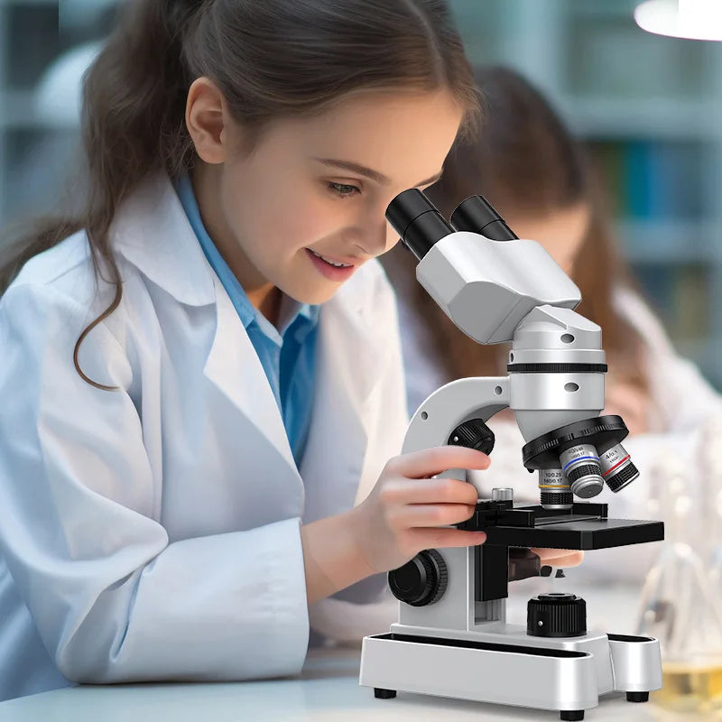 40X–1600X Binocular Biological Microscope for Students Binocular Microscope Axl