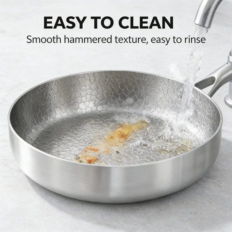 KEMORELA Titanium Non-Stick Frying Pan 20/24/28cm Skillet Titanium Frying Pan Axl