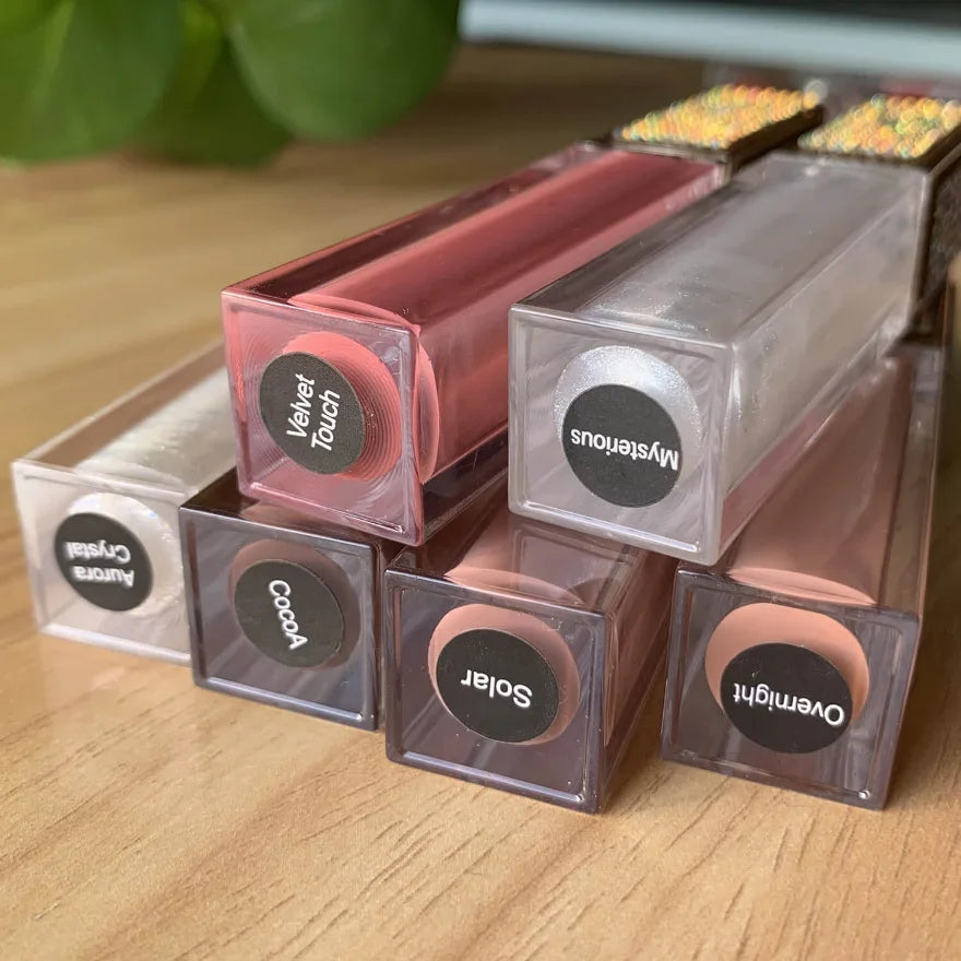 162 Shades Private Label Lip Gloss | Vegan Custom Logo OEM Private Label Lip Gloss Axl