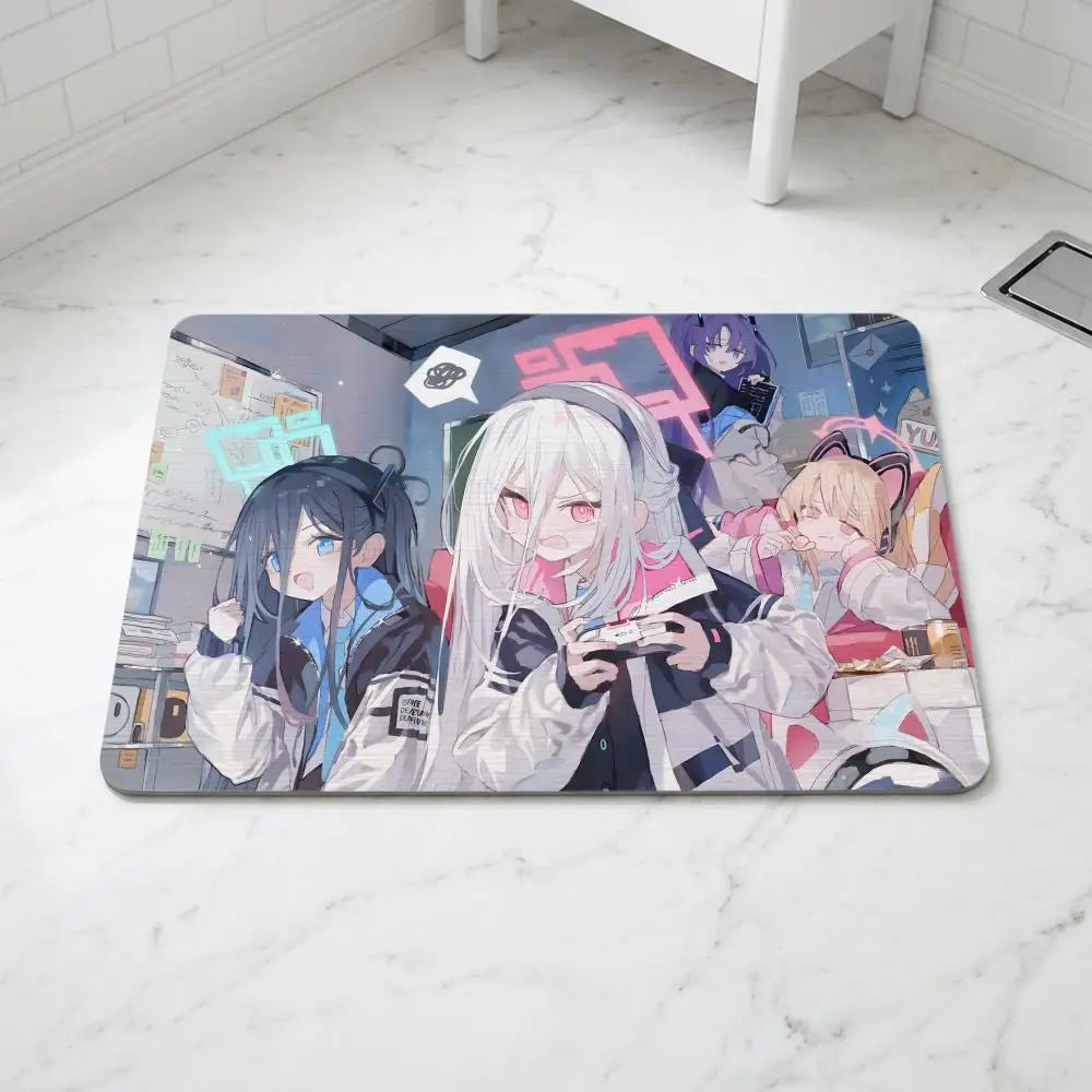 Diatomite Bath Mat – Quick Dry, Non-Slip & Absorbent Floor Mat Bath Mat Axl