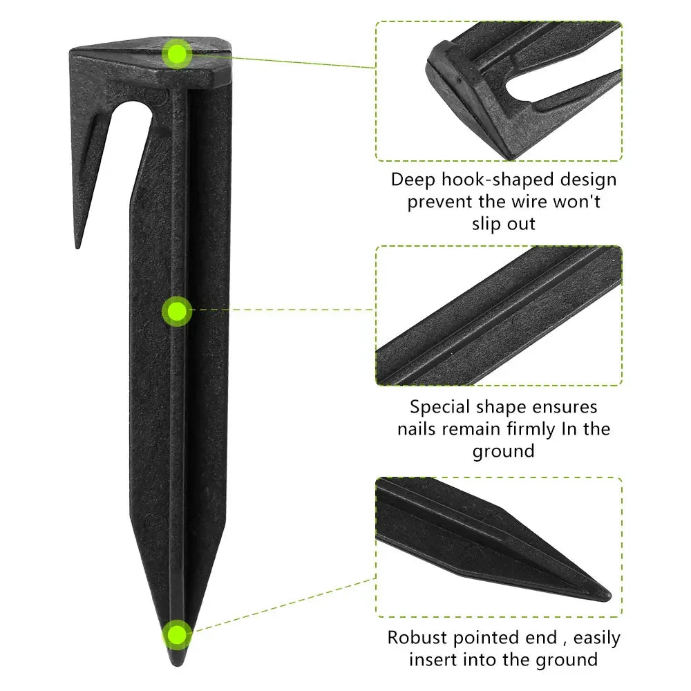 Robotic Lawn Mower Boundary Pegs 50/100/200 Pack – PP Lawn Mower Pegs Axl