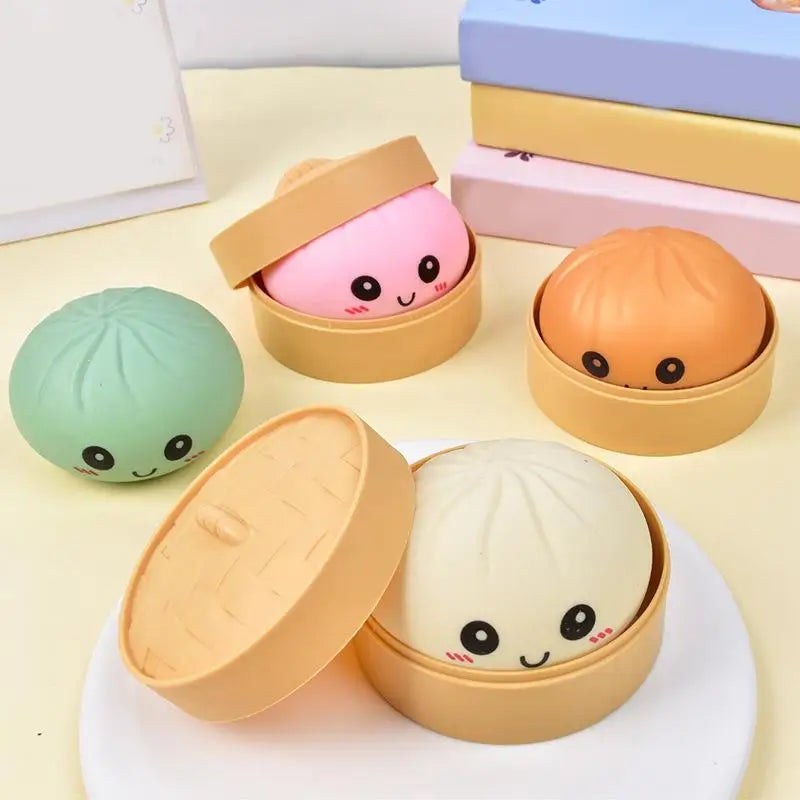 Slow Rebound Dumpling Squeeze Toy – Soft TPR Fidget Ball Squishy Fidget Toy Axl