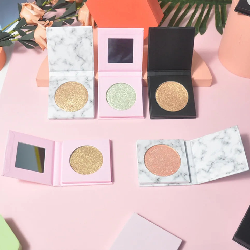 Natural Glow Vegan Highlighter Powder – Private Label 8g Face Highlighter Powder Axl