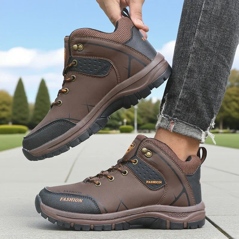 ZULIWAGN Men's High-Top Hiking Boots – Lightweight Outdoor Men's Hiking Boots Axl