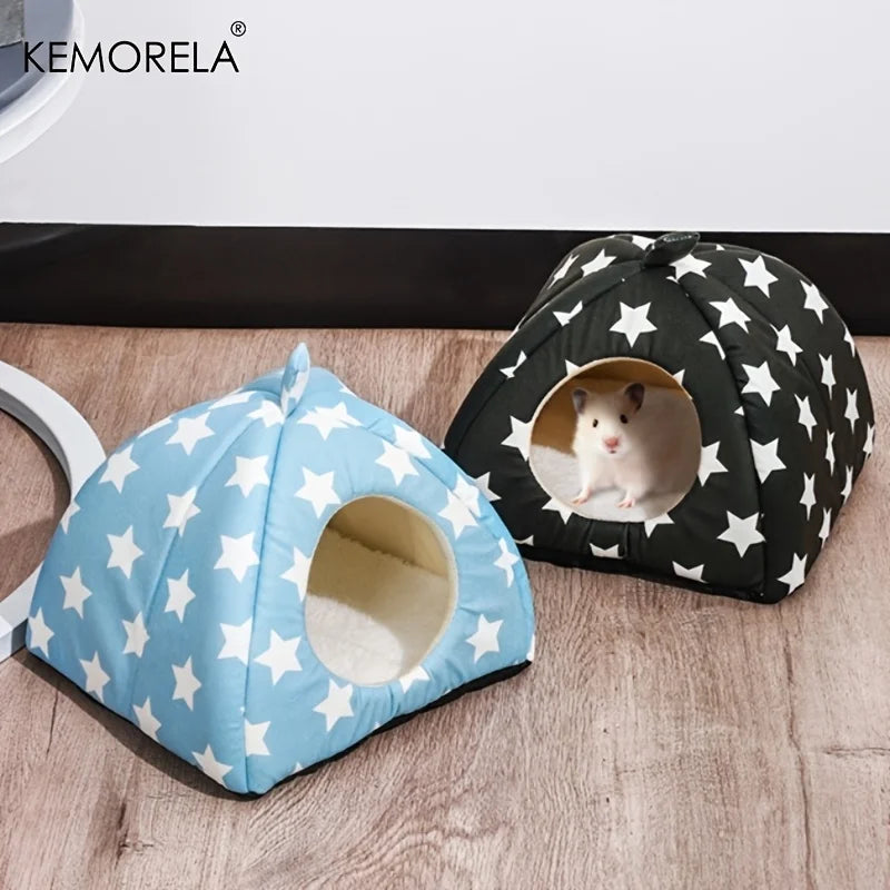 Washable Fleece Rabbit Hideout – Bunny & Guinea Pig Hut Small Animal Hideout Axl
