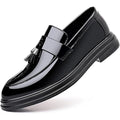 Men's Tassel Patent Penny Loafers – Slip-On Dress Shoes Men's Dress Loafers Axl black 46