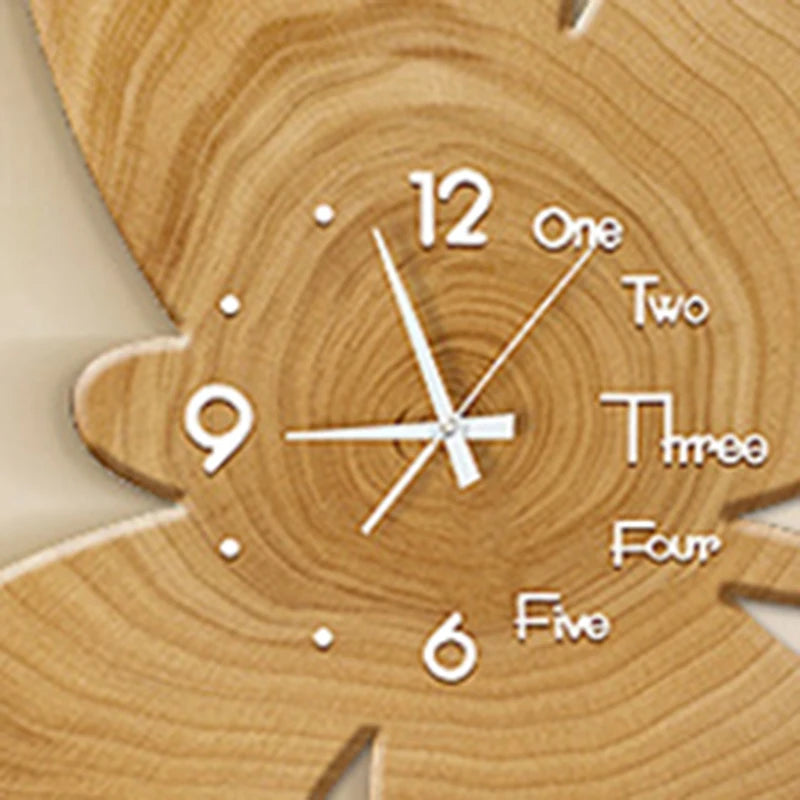 Nordic Minimalist Silent Wall Clock – Abstract Geometric Decor Silent Wall Clock Axl