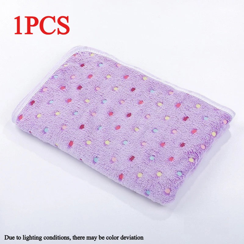 Soft Flannel Pet Blanket for Dogs & Cats | Cartoon Christmas Throw Pet Throw Blanket Axl N-1pcs 60x40cm