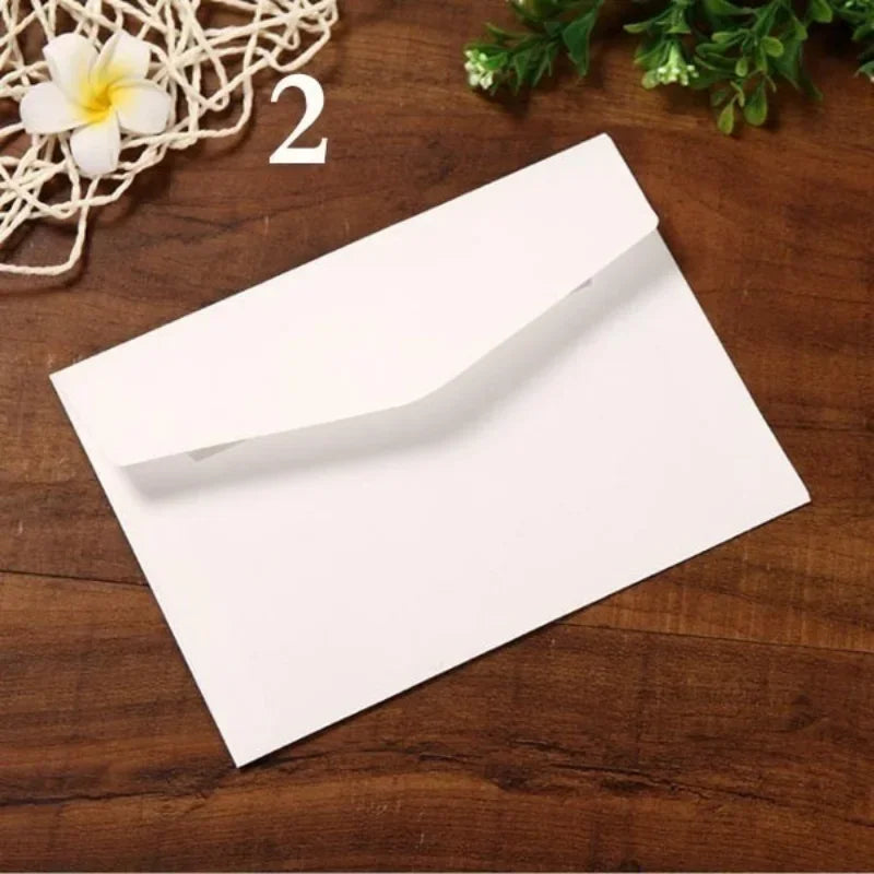 10-Pack Retro Kraft Paper Envelopes – Black, White & Brown Kraft Paper Envelopes Axl