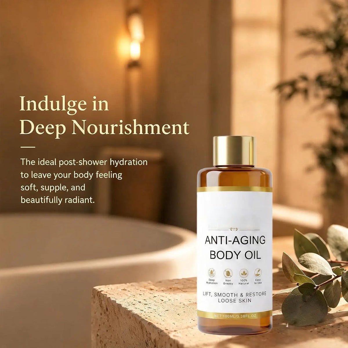 100ml Revitalizing Body Oil – Moisturizing, Brightening & Nourishing Body Oil Axl