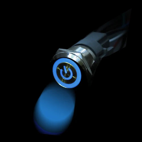 Metal LED Push Button Switch Waterproof 12–22MM | Self-Lock Push Button Switch Axl