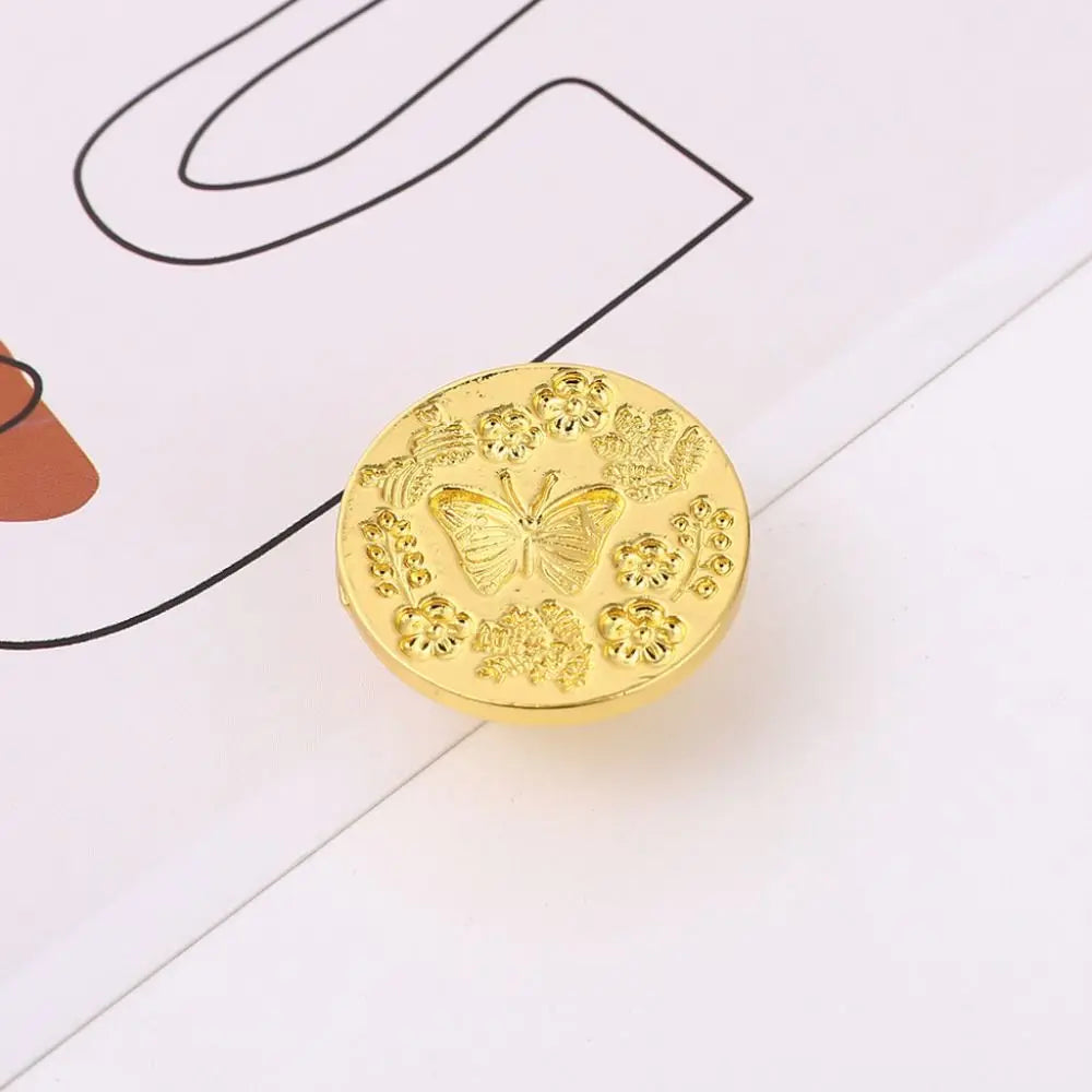 Butterfly Wax Seal Stamp Head – Retro European DIY Craft Wax Seal Stamp Axl style A