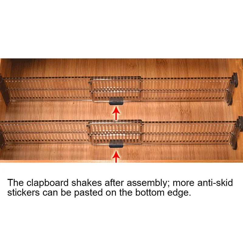 Adjustable Drawer Divider Organizer – Punch-Free Separator Drawer Divider Axl