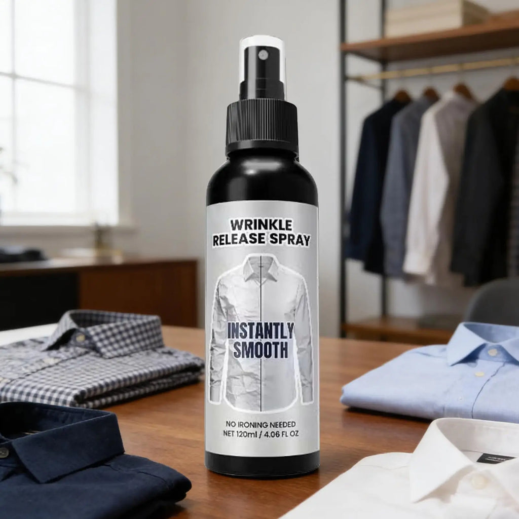 120ml Wrinkle Release Fabric Spray – No-Iron Clothes Smoother Fabric Smoothing Spray Axl