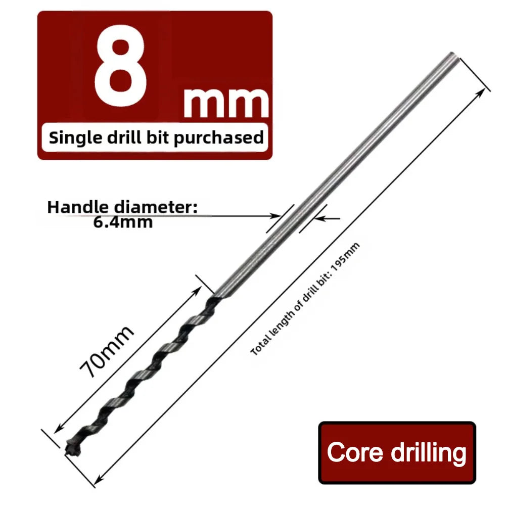 HSS Square Hole Drill Bit 6–18mm | Mortising Chisel Wood Mortising Drill Bit Axl 8mm China Mainland