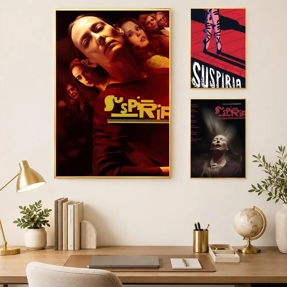 Suspiria Movie Poster – Self-Stick HD PVC Waterproof Wall Art Movie Wall Poster Axl
