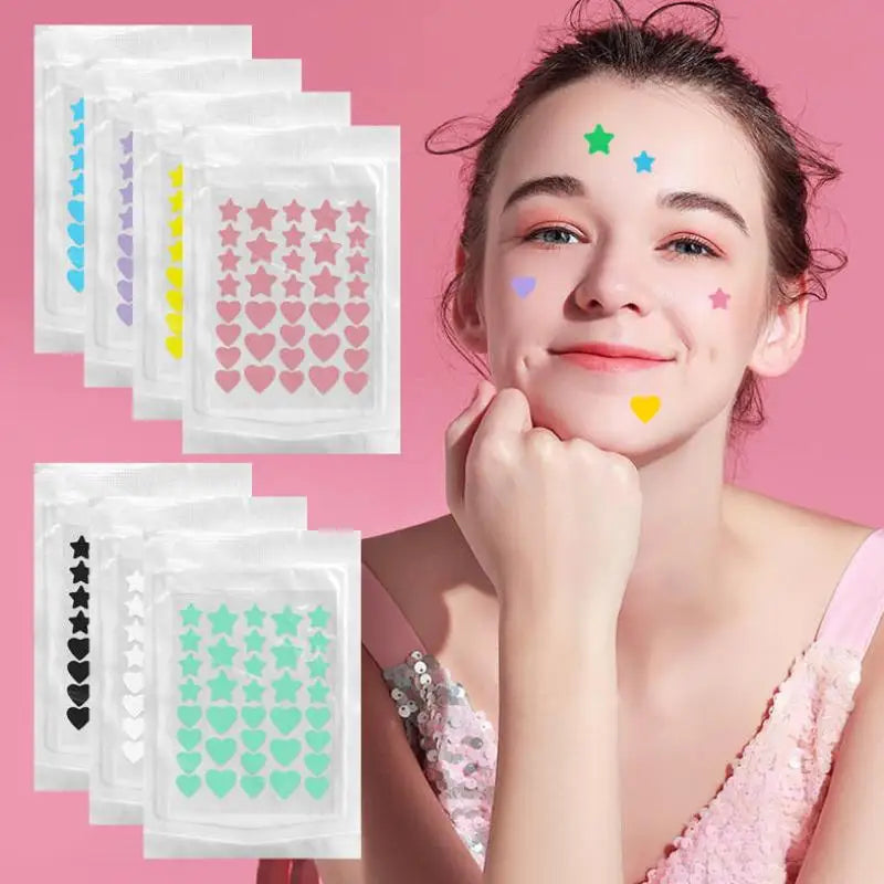 36-Pc Star Hydrocolloid Blemish Patches – Invisible Acne Cover Blemish Patches Axl