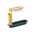 Telescopic Sink Organizer Rack – Sponge, Soap & Drain Basket Sink Organizer Rack Axl Blue