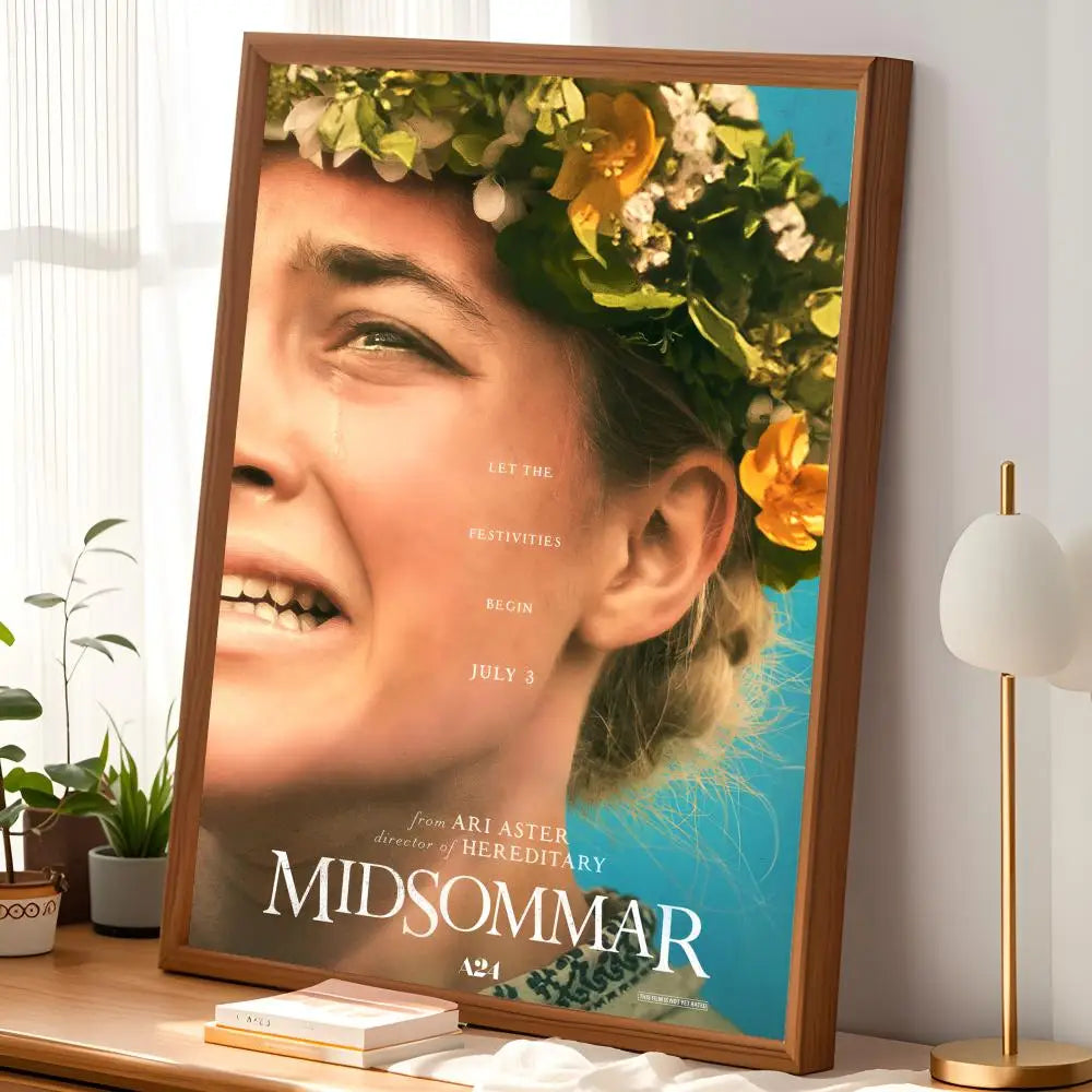 Midsommar Movie Poster Self-Stick HD PVC Wall Art Decor Movie Wall Poster Axl