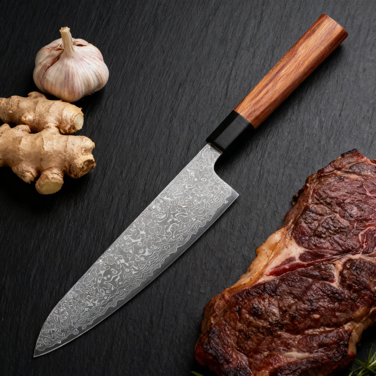67-Layer Damascus Steel Chef Knife Set – 1/2/3 Piece Damascus Chef Knife Axl Chef Knife