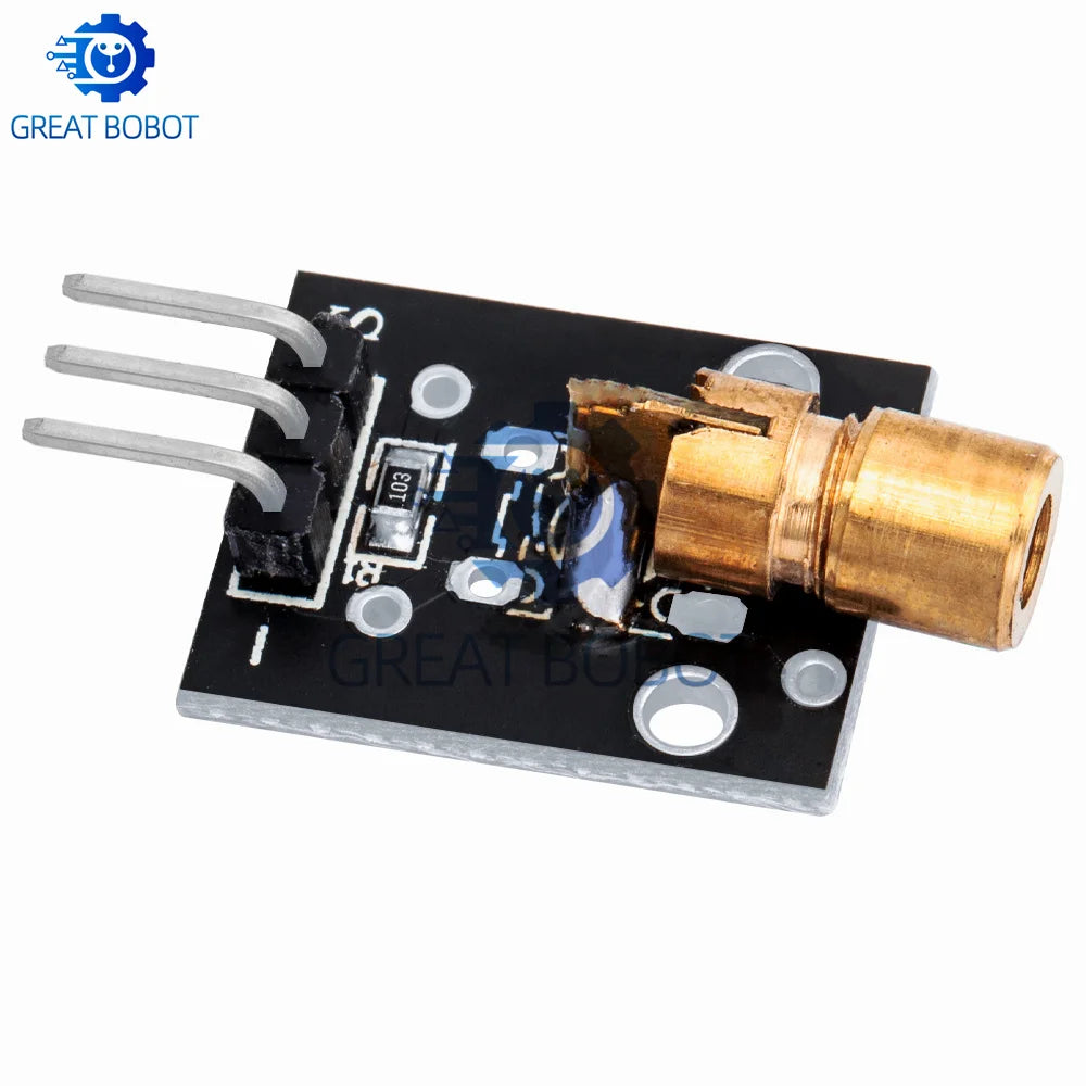KY-008 650nm Red Laser Sensor Module 5V 5mW for Arduino DIY Laser Sensor Module Axl