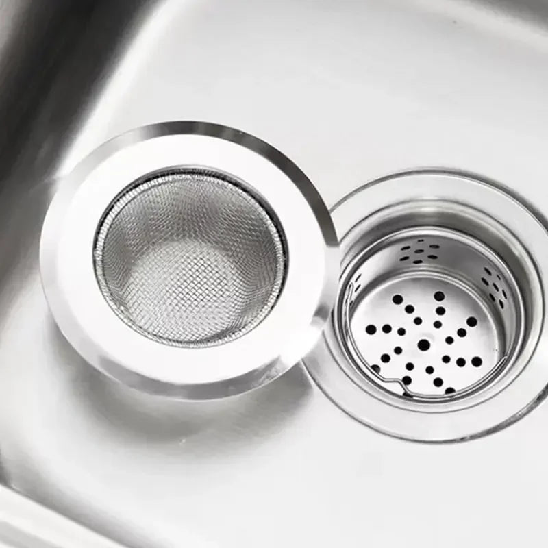 Stainless Steel Sink Strainer – Hair & Food Drain Catcher Sink Drain Strainer Axl