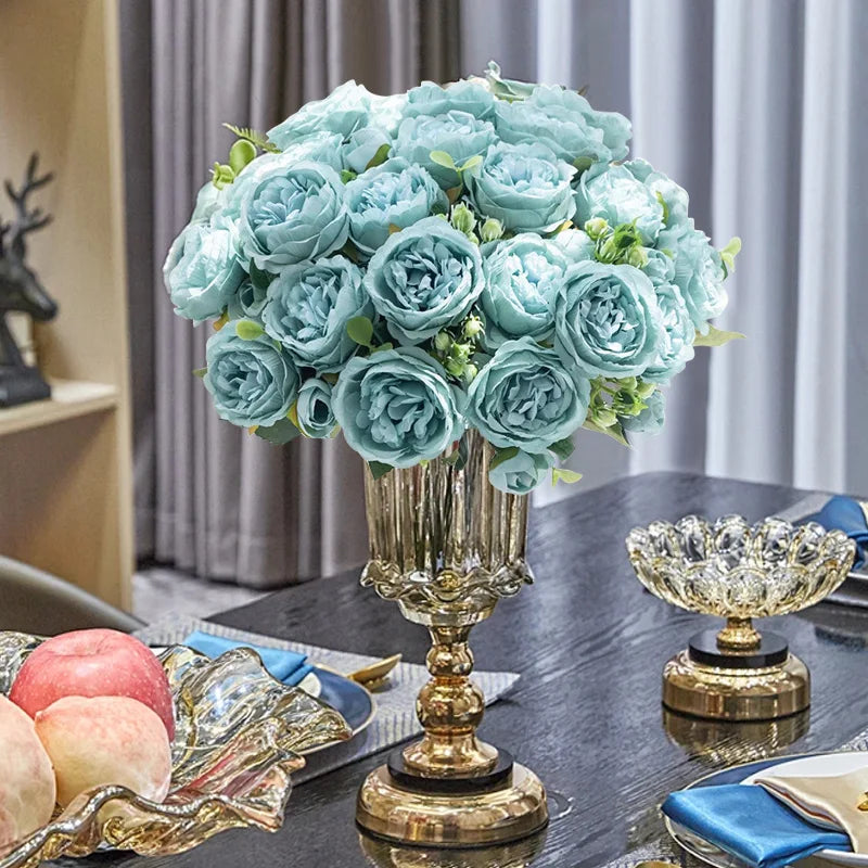 Silk Rose Artificial Flowers UV Protection – Wedding & Home Decor Artificial Silk Flowers Axl