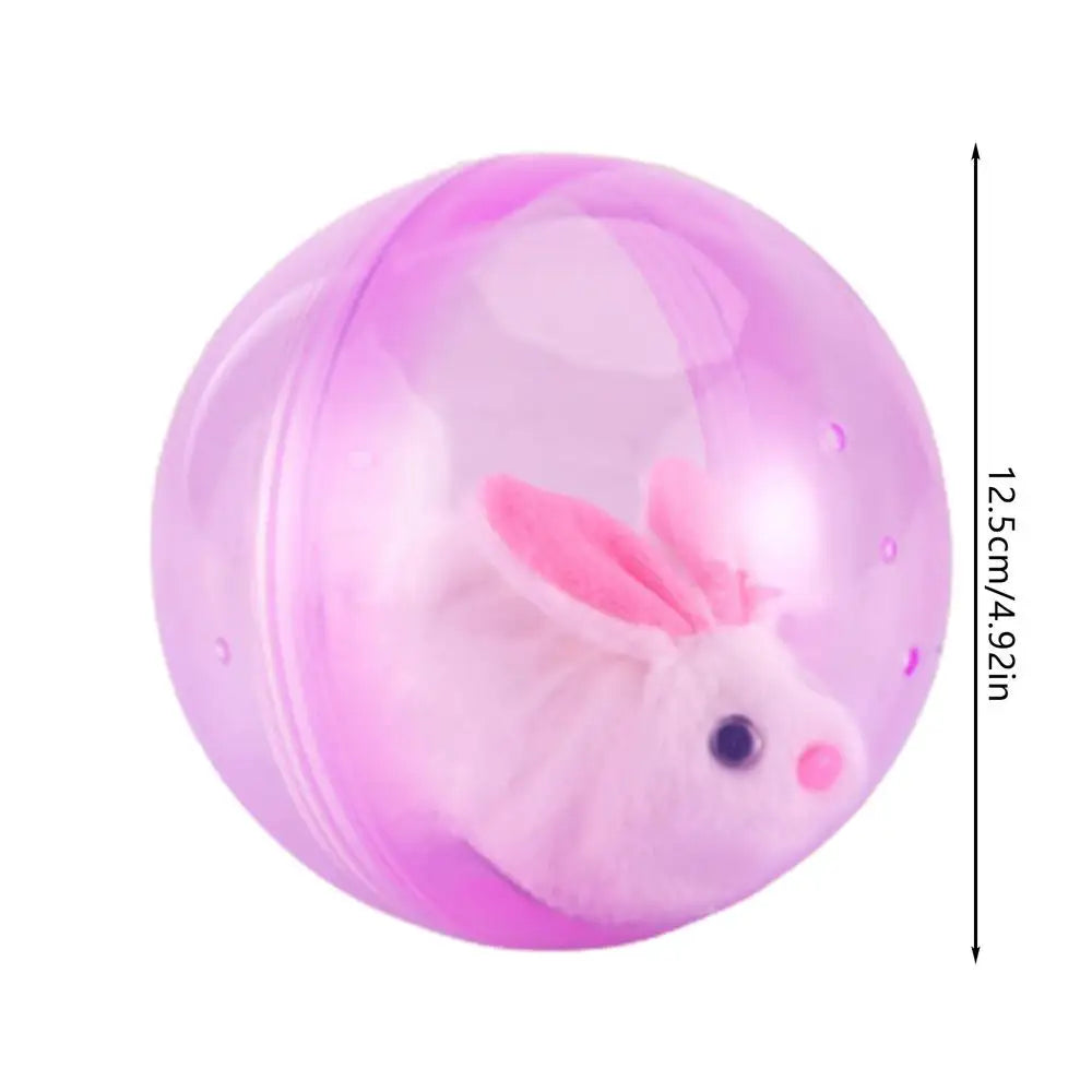 Electric Rolling Ball Interactive Cat & Dog Toy – 360° Auto-Spin Interactive Pet Toy Axl Pink