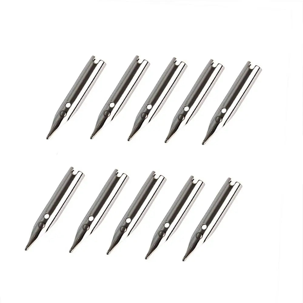 10-Pack 0.38mm Fountain Pen Nib Replacements | Fine Tip Pen Nib Replacements Axl A