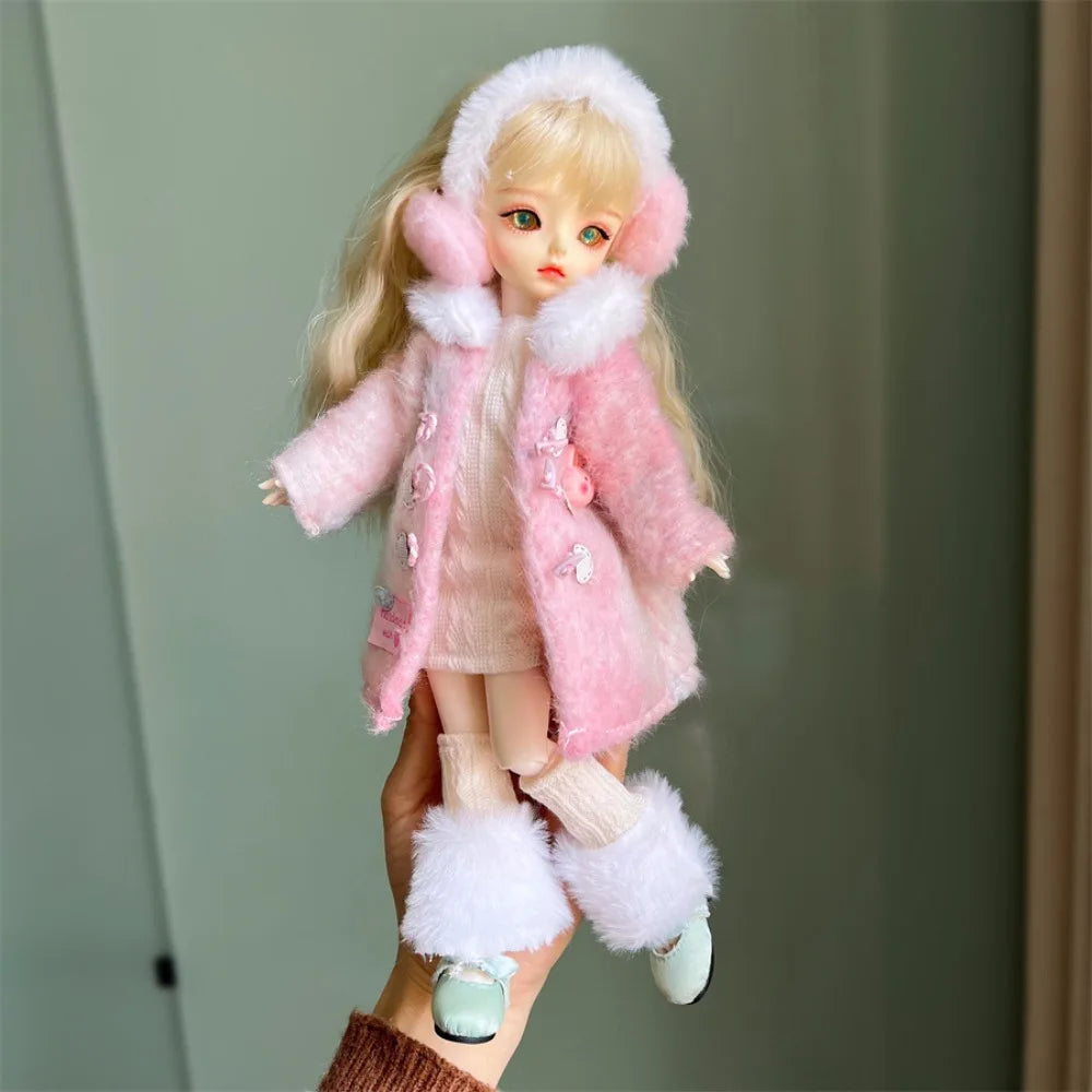 30cm BJD Doll Fashion Outfit Set – Dress & Hat for 1/6 Dolls Doll Outfit Set Axl Style 2