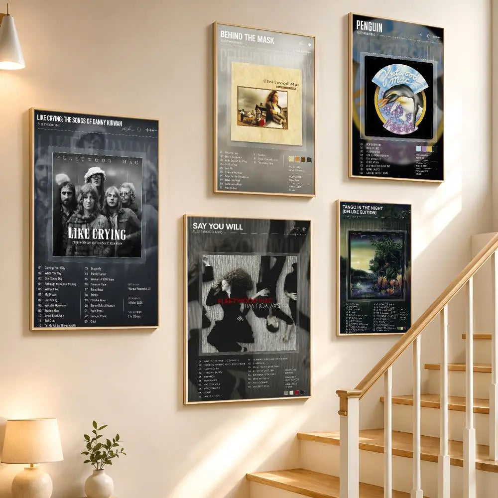 Fleetwood Mac HD Waterproof Poster Stickers | Wall Décor Decorative Wall Sticker Axl