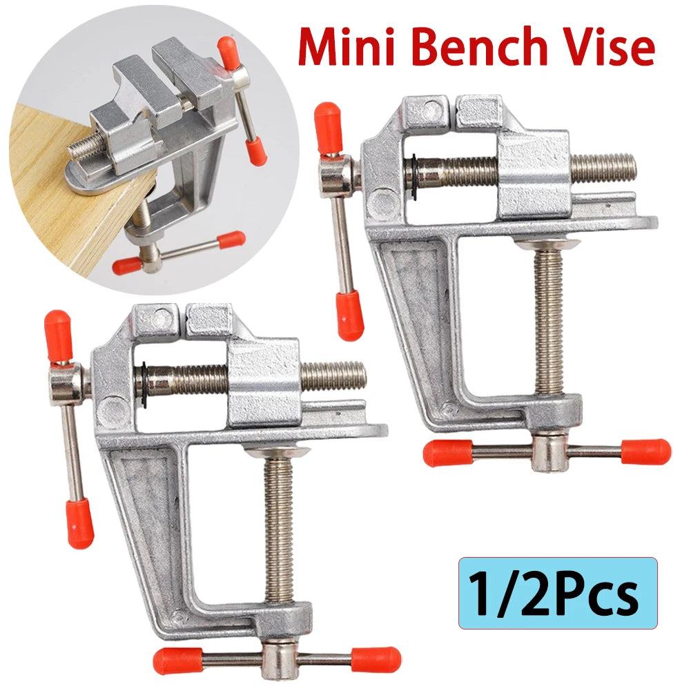 Mini Aluminum Bench Vise – Compact Table Clamp for Hobby & Craft Mini Bench Vise Axl