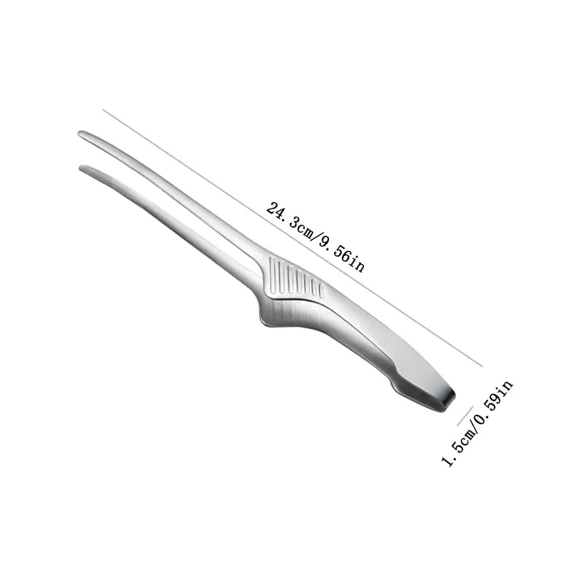 304 Stainless Steel Food Tongs – Long Handle BBQ & Kitchen Kitchen Tongs Axl BBQ Tongs