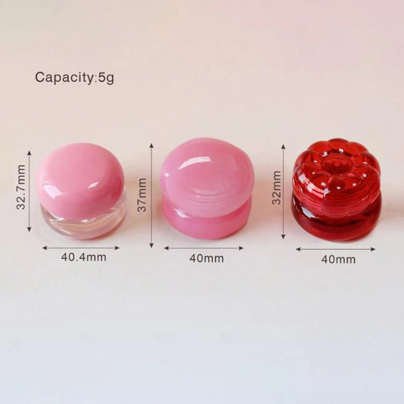 5g Mini Clear Cosmetic Jar – Lip Mask & Face Cream Sample Container Cosmetic Sample Jar Axl