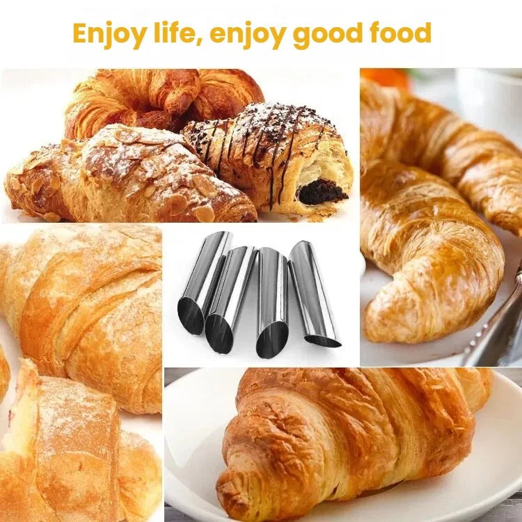 Stainless Steel Croissant Pastry Cone Molds | Baking Tubes Pastry Baking Molds Axl