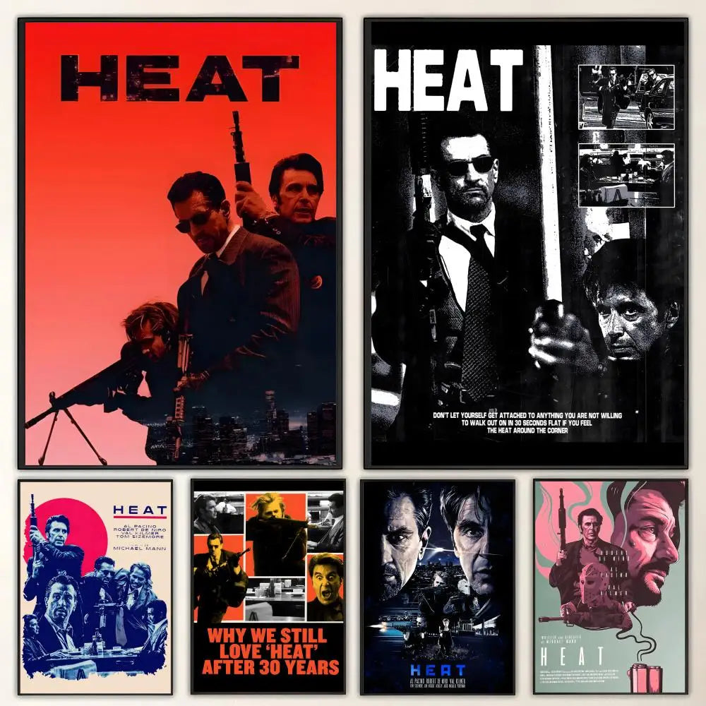 Movie Heat HD Art Poster – Waterproof Self-Adhesive Wall Decor Wall Art Poster Axl