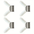 Bead Stopper 4-Piece Spring Fastener Set for Jewelry Making Jewelry Making Tool Axl White