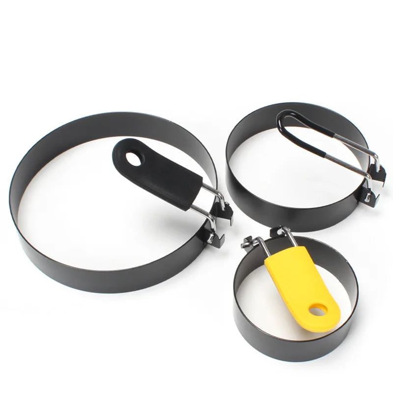 Round Pancake & Egg Ring Mold – Nonstick Stainless Steel Cooking Mold Axl